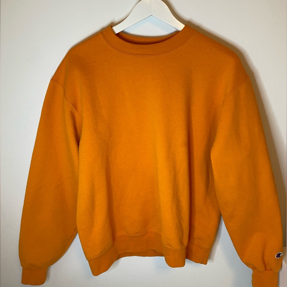 Orange Champion crewneck